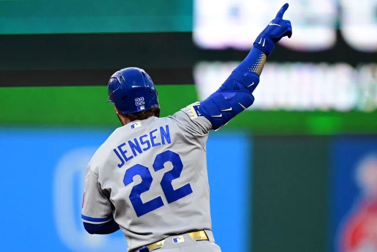 Apr 6, 2026; Cleveland, Ohio, USA; Kansas City Royals catcher Carter Jensen (22) runs the bases after hitting a solo home run off Cleveland Guardians relief pitcher Peyton Pallette (41) during the sixth inning at Progressive Field. Mandatory Credit: David Dermer-Imagn Images